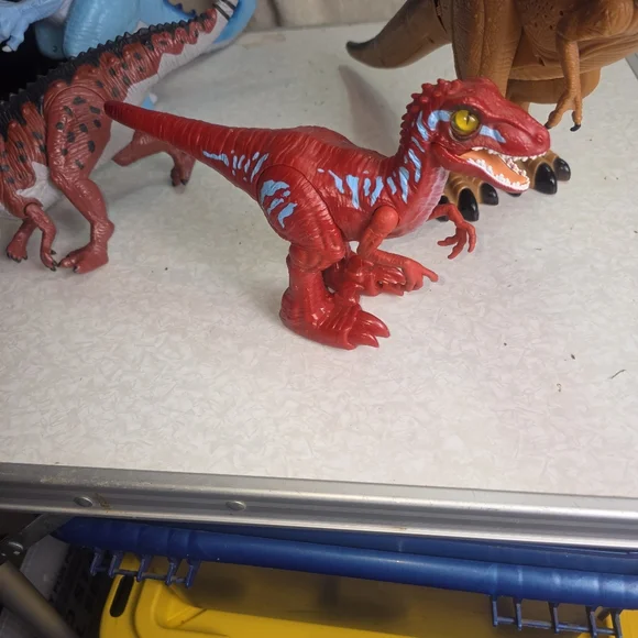 ZURU Robo Alive Walking Dinosaurs Bundle • T-Rex Raptor Dragon • Lights & Sound - Picture 8 of 14